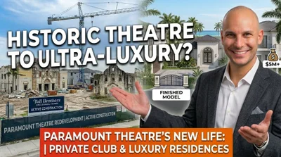 Redevelopment of Palm Beach's Paramount Theater into Private Club